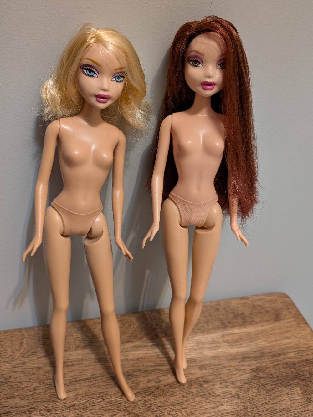 My scene Barbie Fab Faces x2